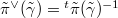 $\tilde\pi^\vee(\tilde \gamma)={}^t\tilde\pi(\tilde \gamma)^{-1}$